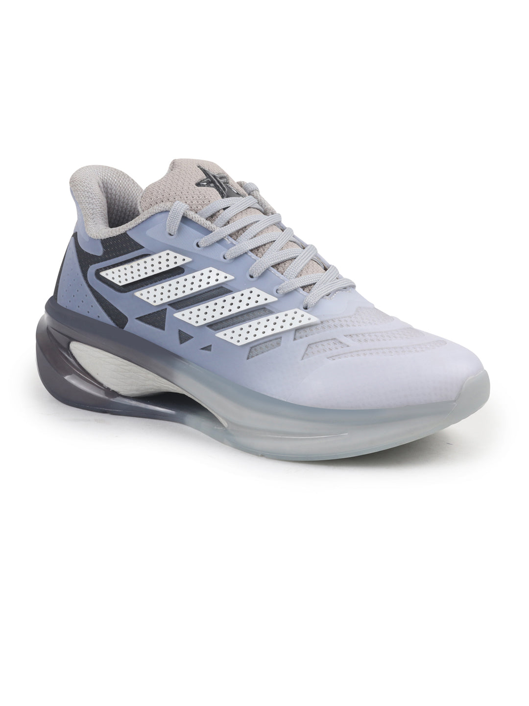 Shop FAUSTO Men Grey Breathable Sport Shoes