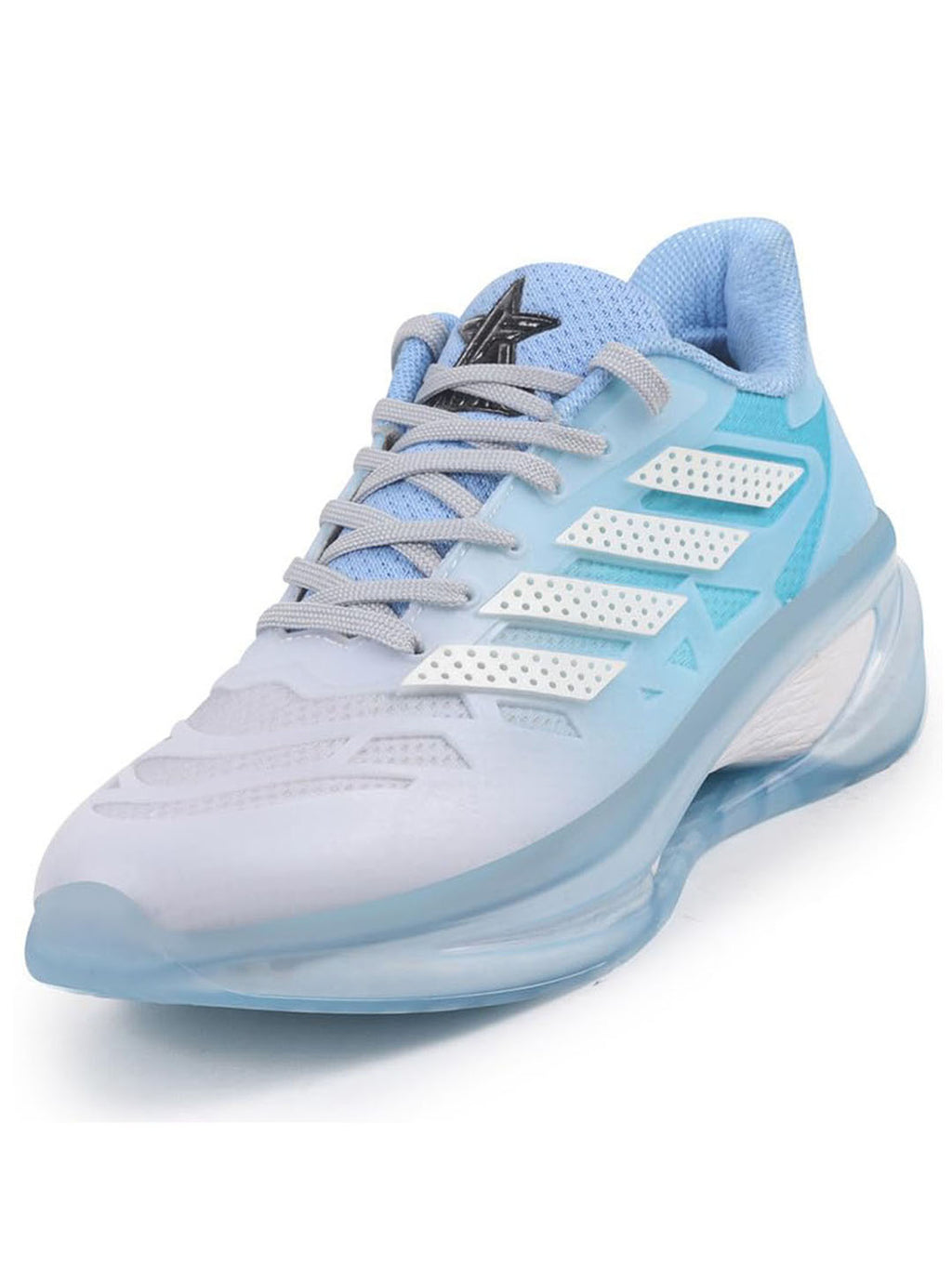 fausto men sky blue breathable sport shoes