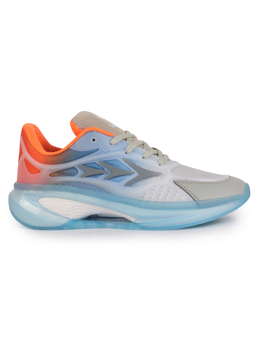 Shop FAUSTO Men Orange Sports Running Sneakers