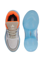 Shop FAUSTO Men Orange Sports Running Sneakers