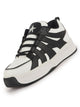 Men White Colorblocked Lace Up Sneakers| Sports Running Shoes|Anti-Skid Phylon Sole|Lace-Up Athleisure Shoes|Walking Shoes