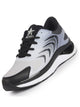 Men Black Colorblocked Lace Up Sneakers| Sports Running Shoes|Anti-Skid Phylon Sole|Lace-Up Athleisure Shoes|Walking Shoes