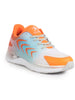 Men Orange Colorblocked Lace Up Sneakers| Sports Running Shoes|Anti-Skid Phylon Sole|Lace-Up Athleisure Shoes|Walking Shoes