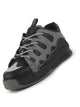 Men Black Retro Streetwear Chunky Rugged Sneakers | Heavy Duty Gen-Z Korean Casual Shoes | Memory Cushioned Insole