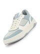 Women Colorblocked Low Top Casual Shoes Shimmery Lace up Party Sneakers Memory Cushioned Insole