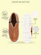 Shop Women Tan Outdoor High Top Chunky Side Zipper Office Work Boots Online.