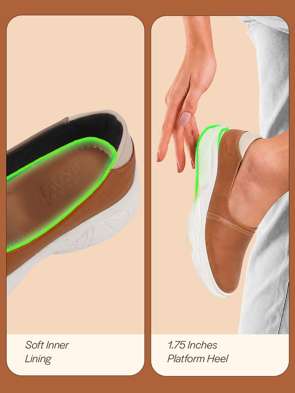 women slip on shoes
