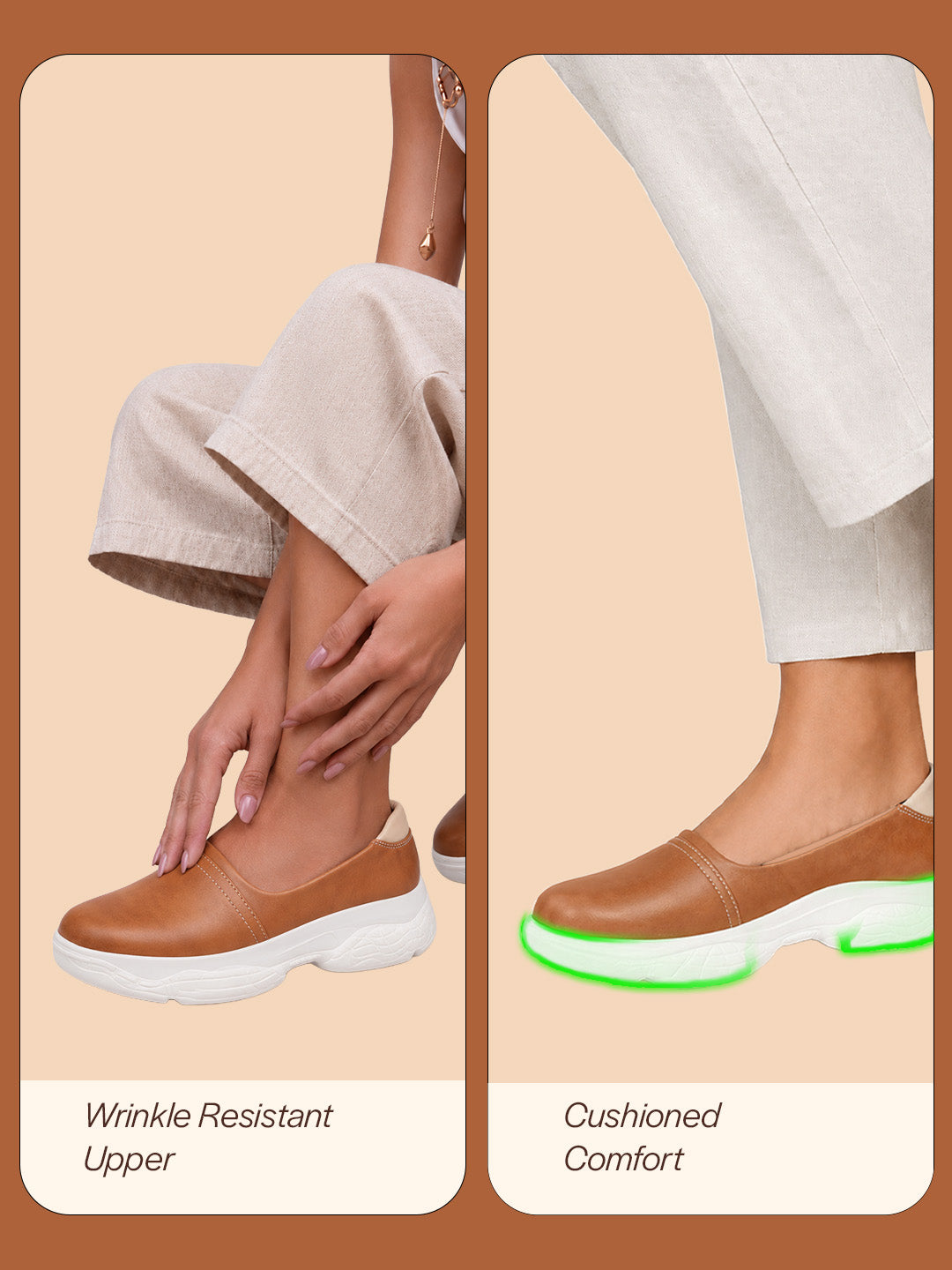 women slip on shoes
