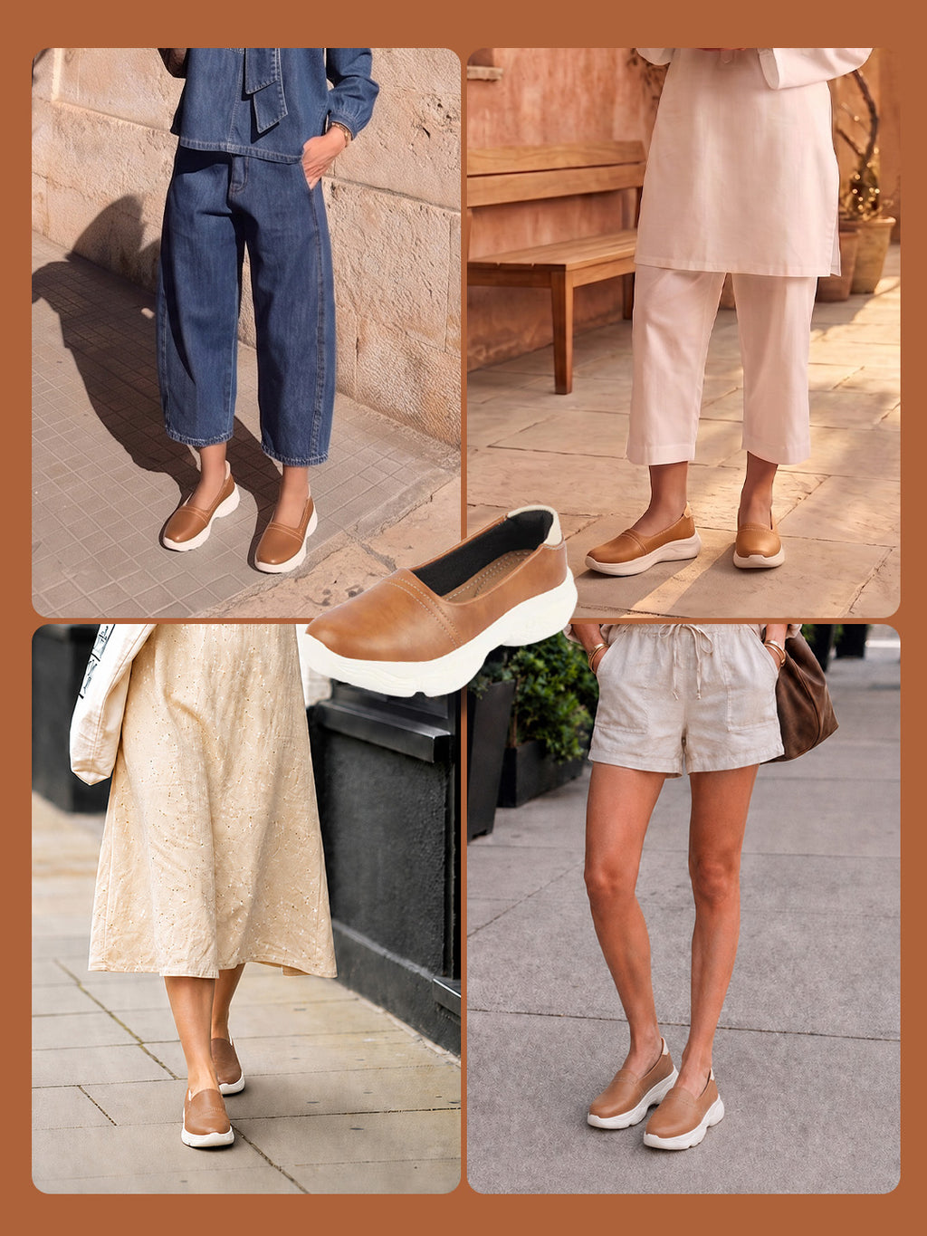 women slip on shoes