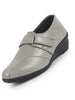 Women Grey Outdoor Fashion Hook and Loop Platform Heel Wedges