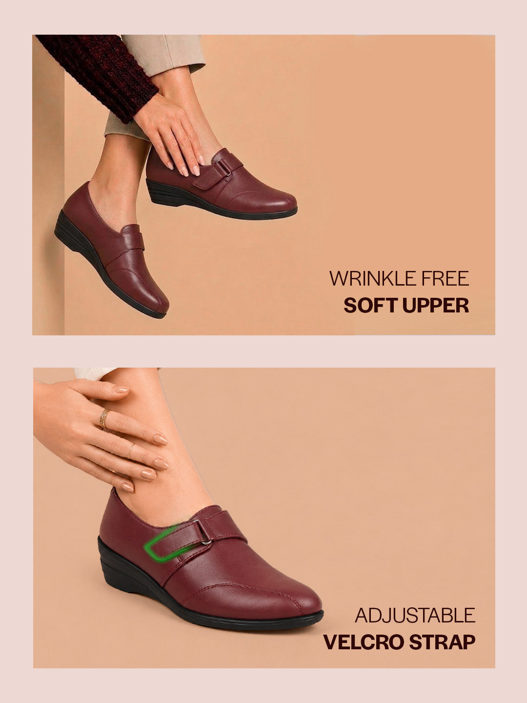 women slip on shoes