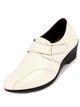 Women White Outdoor Fashion Hook and Loop Platform Heel Wedges
