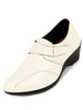 Women White Outdoor Fashion Hook and Loop Platform Heel Wedges