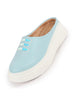 Women Sky Blue Outdoor Fashion Comfort Lace Design Open Back Platform Heel Slip On Casual Shoes