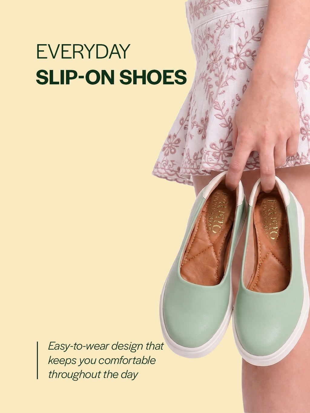 women pista green outdoor fashion comfort height enhance platform heel ballerina slip on shoes