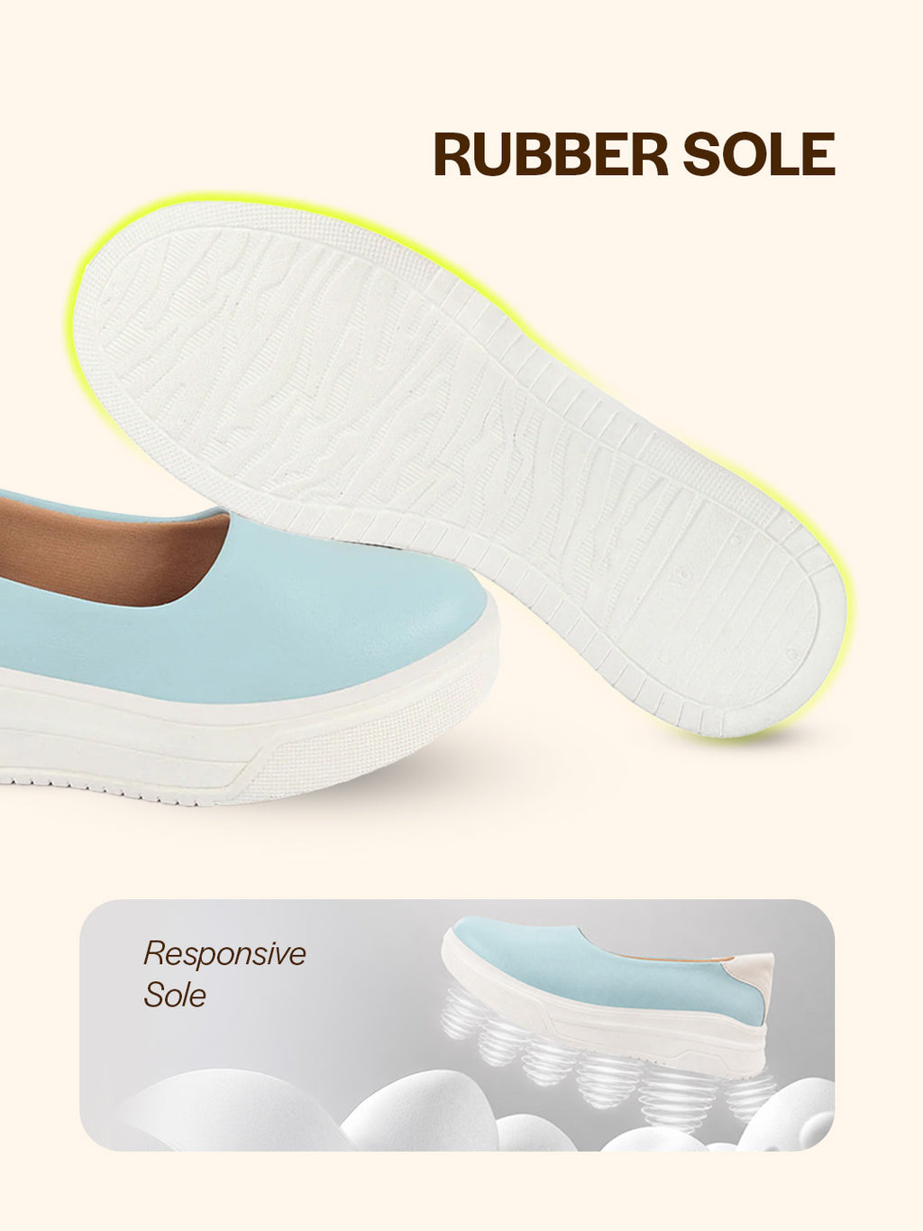 women sky blue outdoor fashion comfort height enhance platform heel ballerina slip on shoes