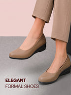 men tan formal lace up oxford shoes with tpr welted sole