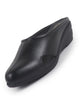 Women Black Back Open Flatform Formal Slip On Mules Clogs Outings|All Day Comfort|Office Shoes