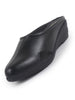 Women Black Back Open Flatform Formal Slip On Mules Clogs Outings|All Day Comfort|Office Shoes