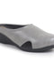 Women Grey Back Open Flatform Formal Slip On Mules Clogs Outings|All Day Comfort|Office Shoes