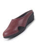 Women Maroon Back Open Flatform Formal Slip On Mules Clogs Outings|All Day Comfort|Office Shoes