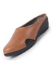 Women Tan Back Open Flatform Formal Slip On Mules Clogs Outings|All Day Comfort|Office Shoes