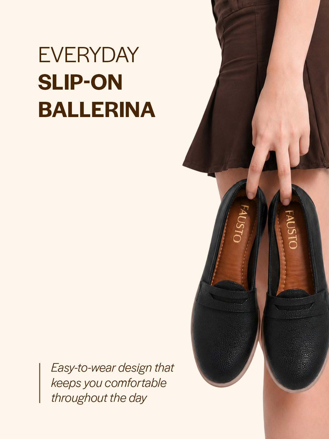 women black textured slip on casual shoes flatform heel height enhancer|all day comfort|daily wear shoes