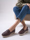 Women Brown Textured Slip On Casual Shoes Flatform Heel Height Enhancer|All Day Comfort|Daily Wear Shoes