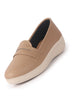 Women Cheeku Textured Slip On Casual Shoes Flatform Heel Height Enhancer|All Day Comfort|Daily Wear Shoes