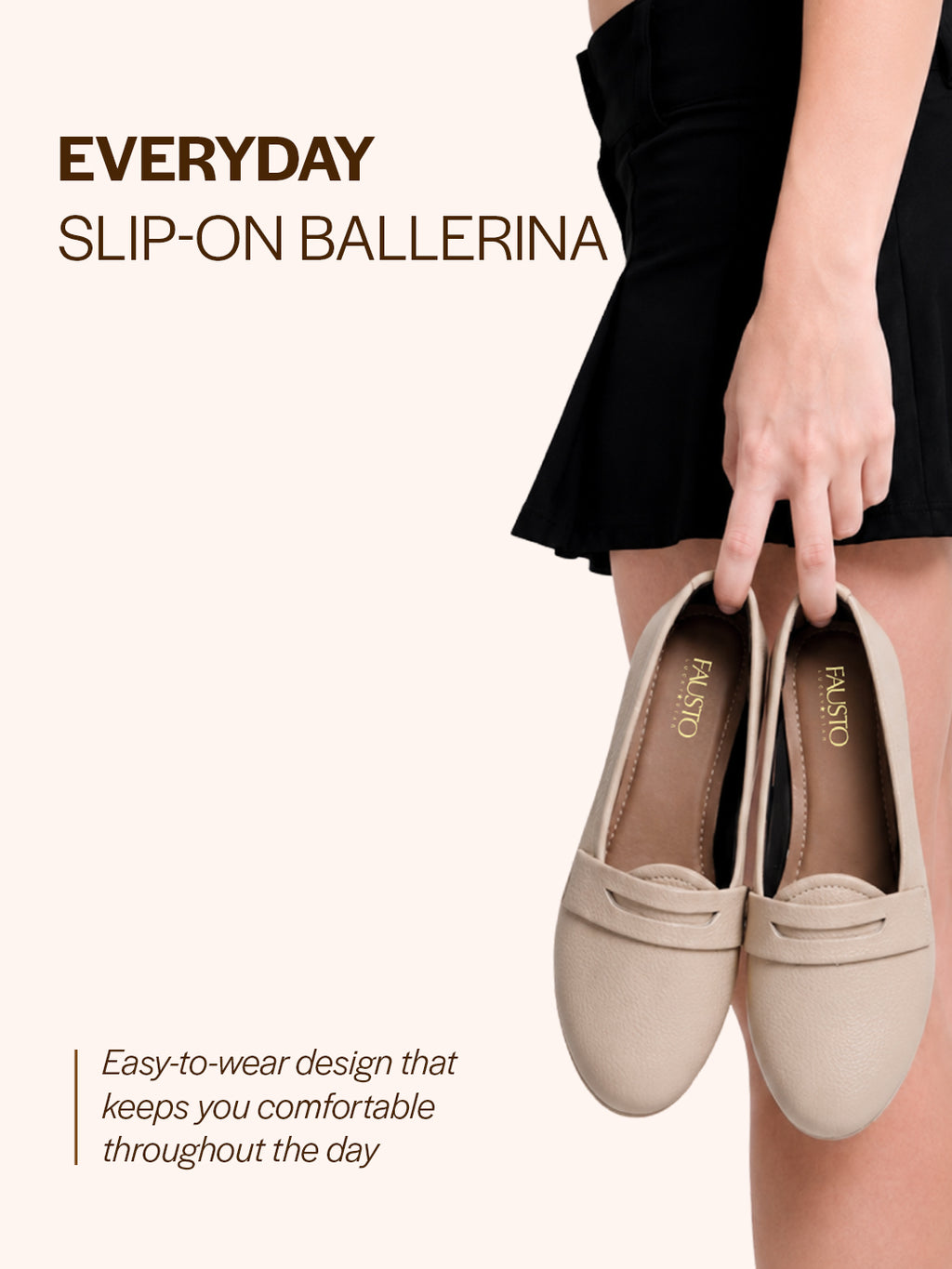 women cream textured slip on casual shoes flatform heel height enhancer|all day comfort|daily wear shoes