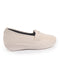 Women Cream Textured Slip On Casual Shoes Flatform Heel Height Enhancer|All Day Comfort|Daily Wear Shoes