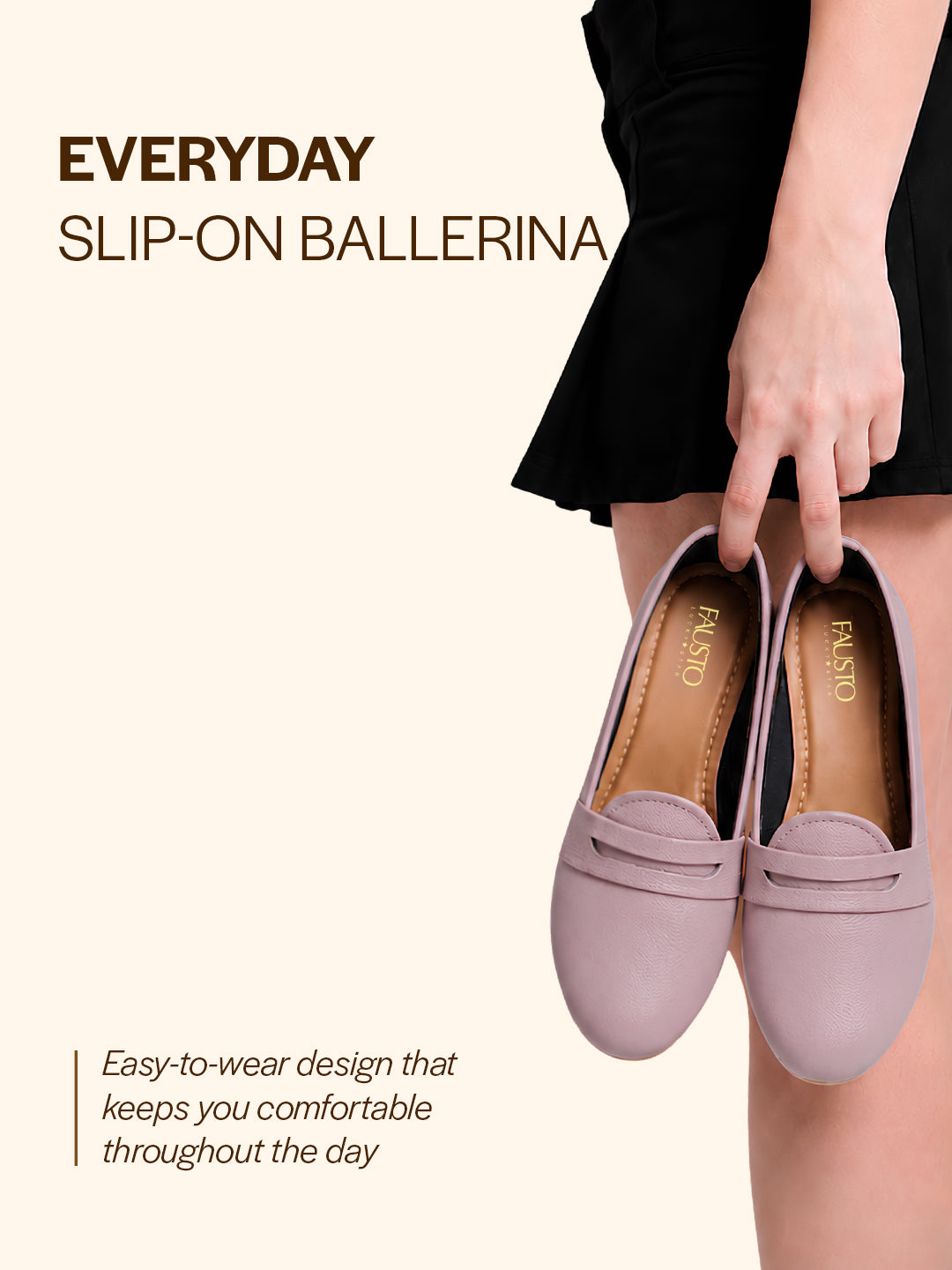 women peach textured slip on casual shoes flatform heel height enhancer|all day comfort|daily wear shoes