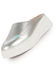 Women Silver Classic Height Enhancer Embellished Back Open Slip On Mule Shoes|All Season Casual Slip On Shoe
