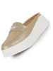 Women Golden Classic Comfort Height Enhancer Shiny Glitter Back Open Slip On Mule Shoes|Casual Slip On Walking Shoe