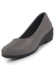 Women All Day Comfort Wedge Heel Slip On Ballerina Shoes Elegant Work Flats Office Formal Slip On Shoes