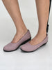 Women All Day Comfort Wedge Heel Slip On Ballerina Shoes Elegant Work Flats Office Formal Slip On Shoes
