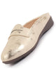 Women Party Wedge Mules Gilltery Shiny Backopen Loafers Travel Friendly Slip On Shoes Ethnic Sandals