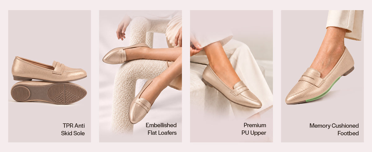 Women Party Ethnic Flat Loafers Glittery Embellished Slip On Ballerina Casual Moccasin Shoes