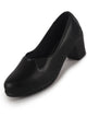Women Black Slip-On Closed Toe Formal Office Shoes Pump Block Heel Ballerina|Elegant Everyday Wear|All Day Comfort for Office, Meetings, Evening Events