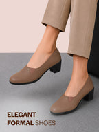 round toe ballerina flats