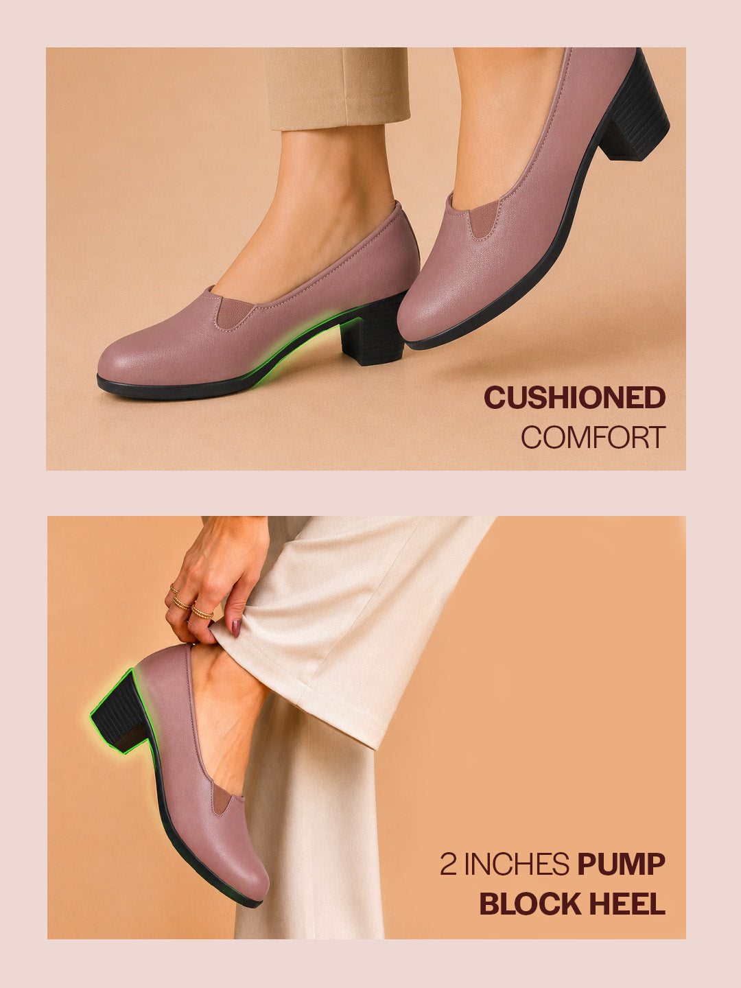 round toe ballerina flats