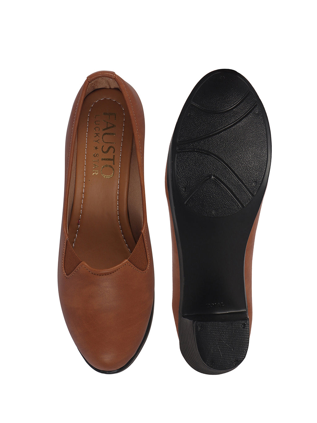 round toe ballerina flats