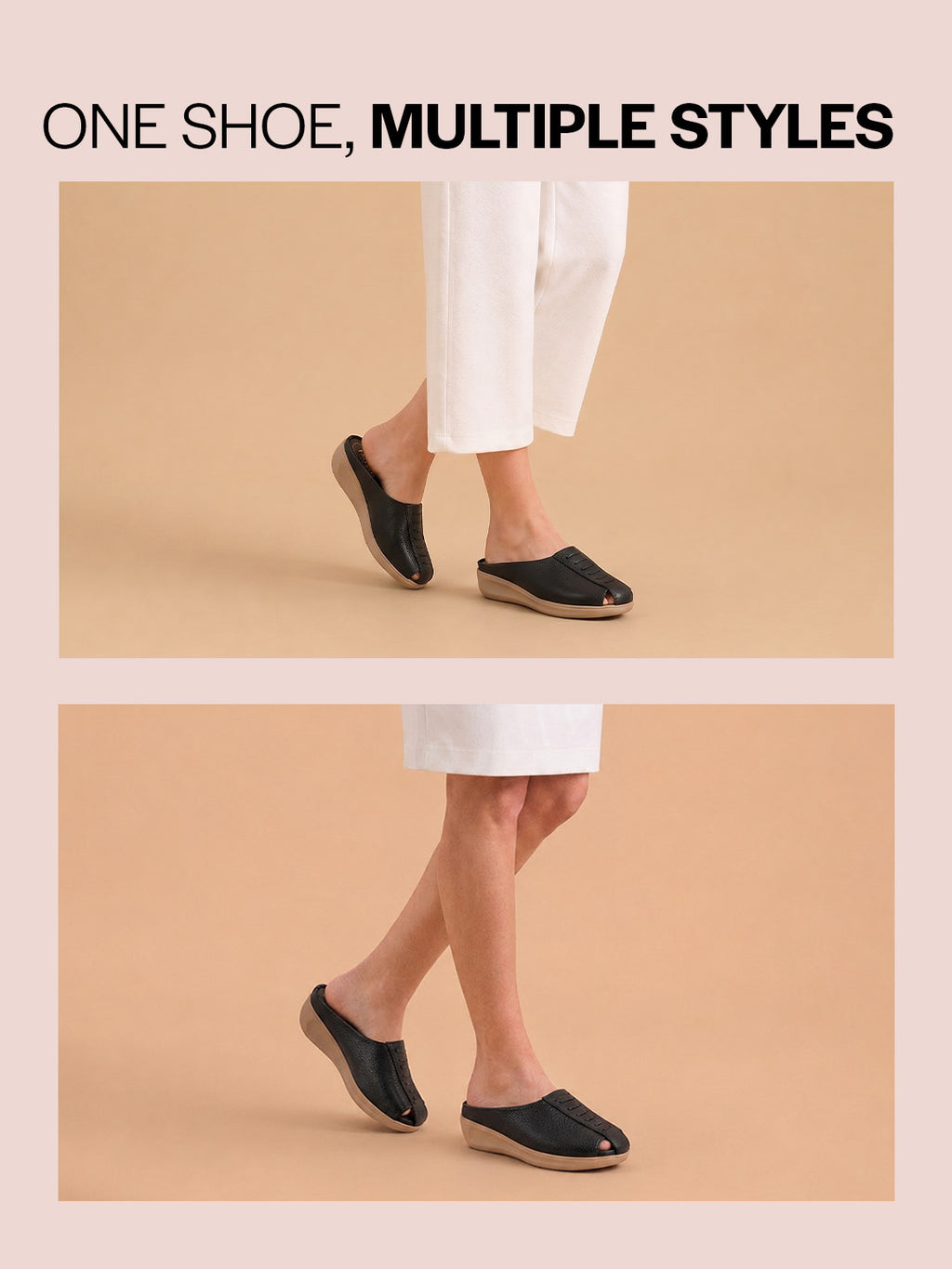 women orthopedic wedge mules