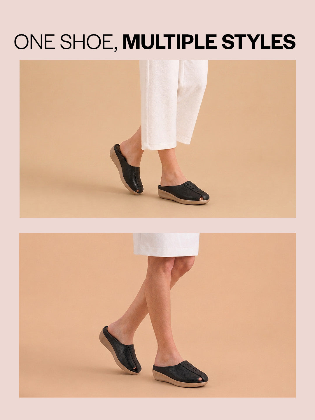women orthopedic wedge mules