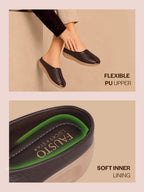 women hollow out casual slip ons