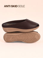 women hollow out casual slip ons