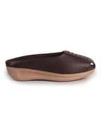 open toe slip on mules women