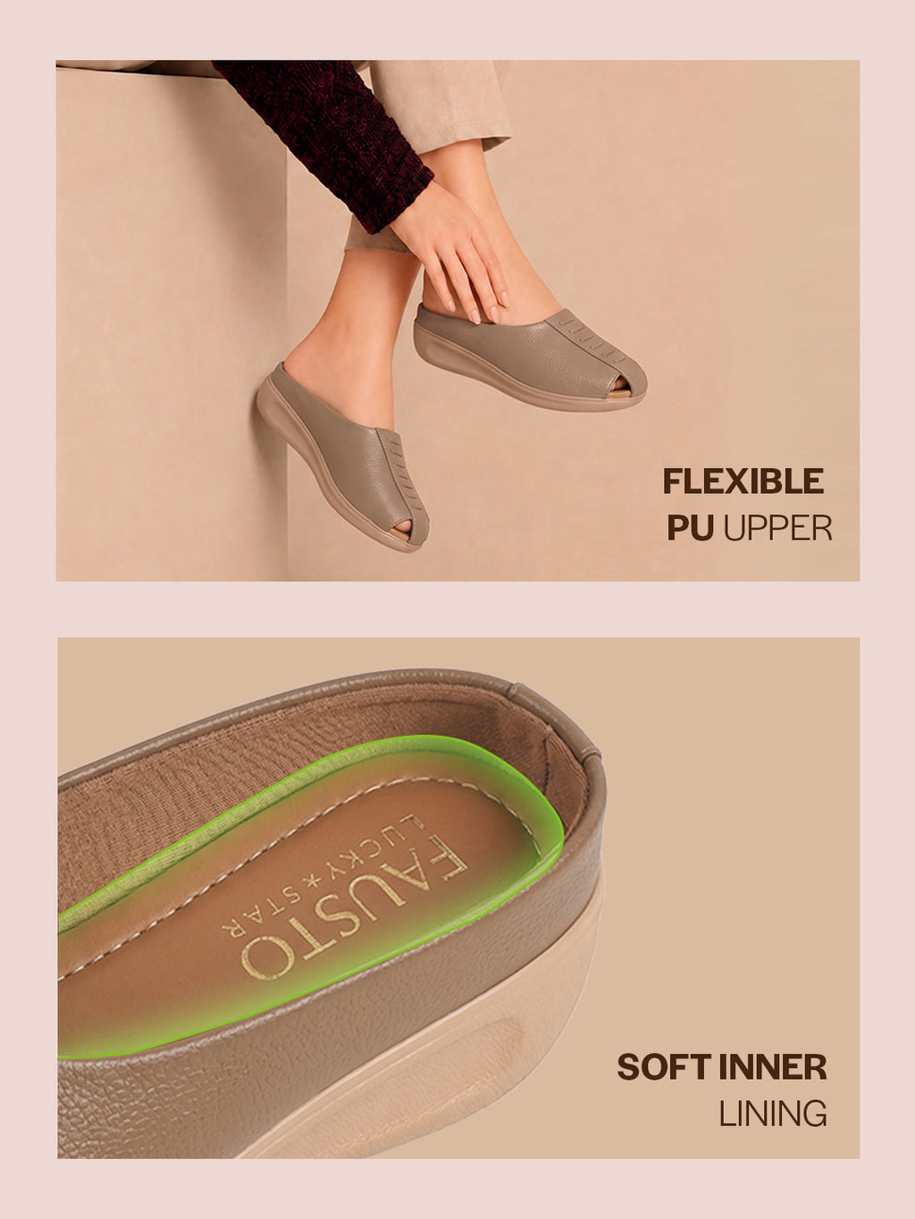 cushion sole orthopedic slippers