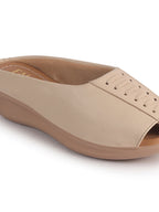 women hollow out casual slip ons