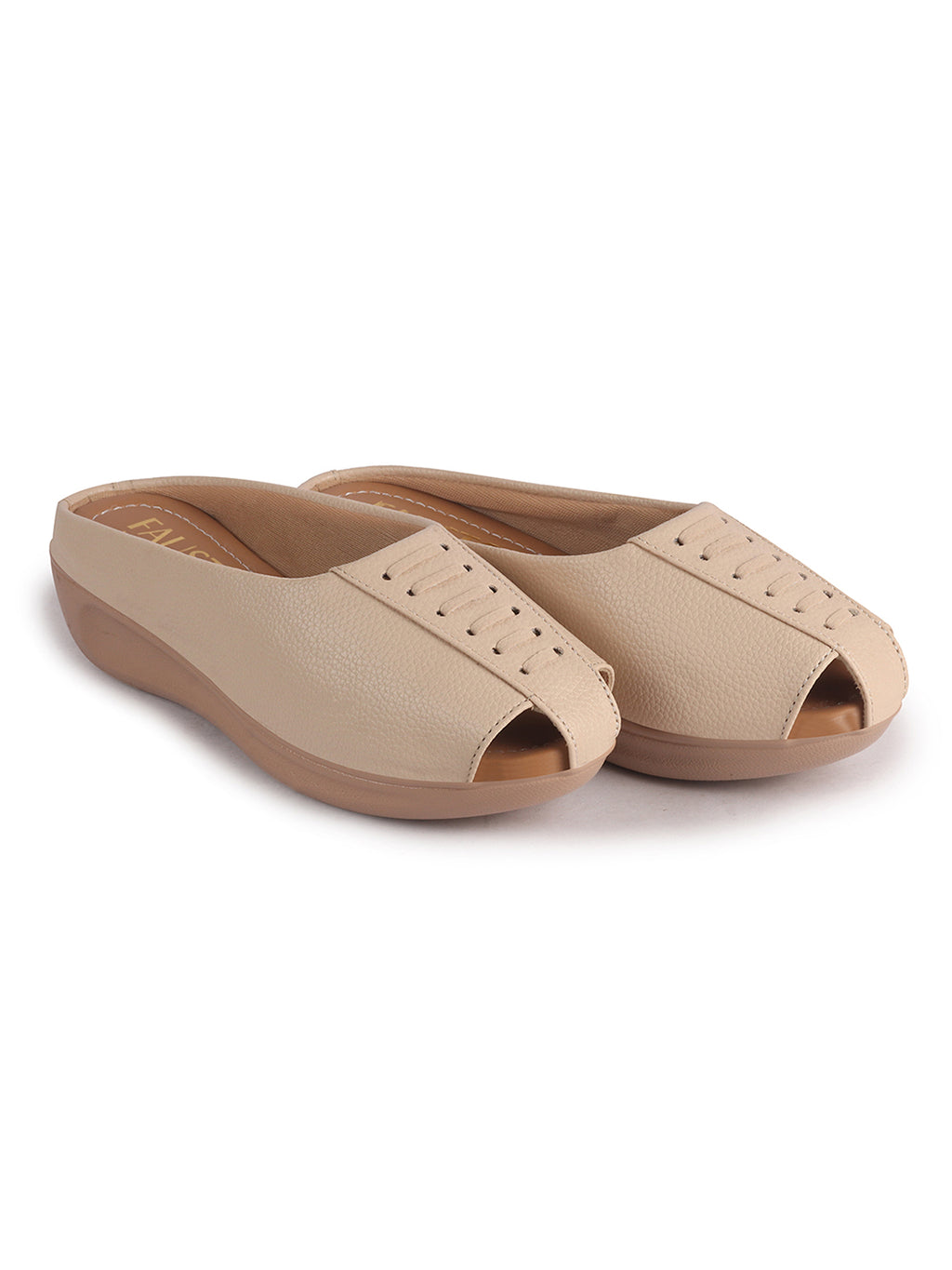 women hollow out casual slip ons